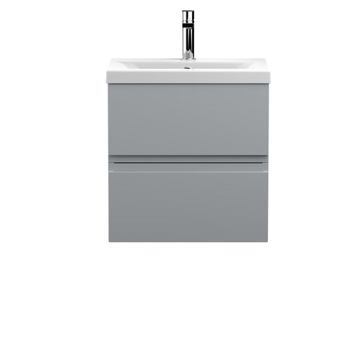 500mm Wall Hung 2-Drawer Vanity Unit & Basin 1 Hudson Reed