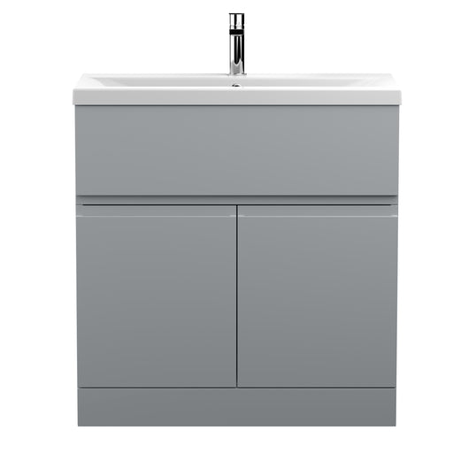 800mm Floor Standing 2-Door Vanity Unit & Basin 1 Hudson Reed