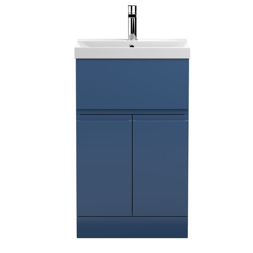 500mm Floor Standing 2-Door/Drawer Vanity Unit & Basin 3 Hudson Reed