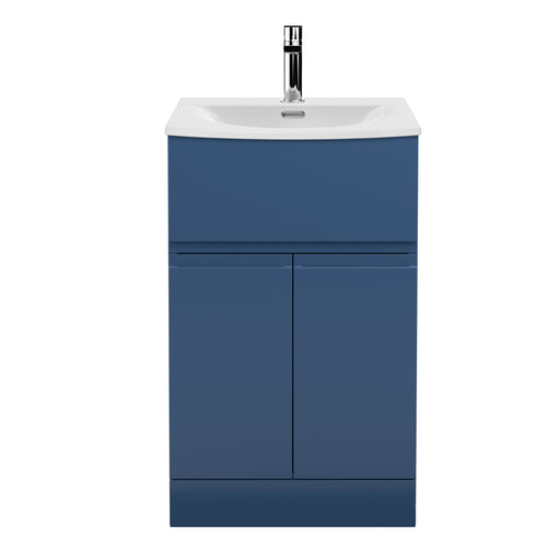 500mm Floor Standing 2 Door/Drawer Vanity Unit & Basin 4 Hudson Reed