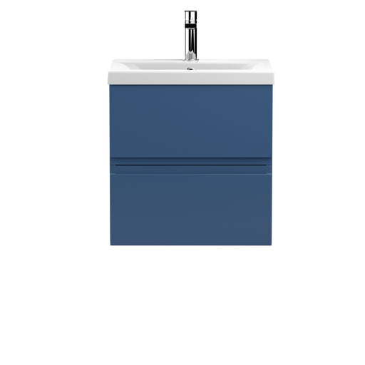 500mm Wall Hung 2-Drawer Vanity Unit & Basin 1 Hudson Reed