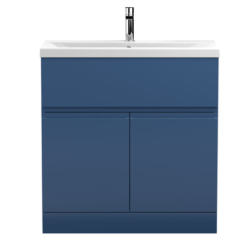 800mm Floor Standing 2-Door Vanity Unit & Basin 1 Hudson Reed