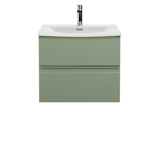 600mm Wall Hung 2 Drawer Unit & Basin 4 Hudson Reed