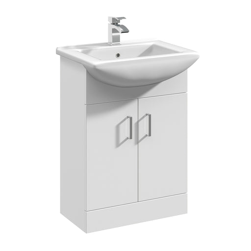 550mm Floor Standing Cabinet & Square Basin